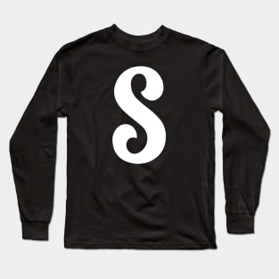 Letter S Long Sleeve T-Shirt